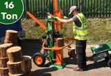 professional electric log splitting machine
