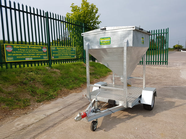 One Ton Mobile Feed Bin for Farm Use