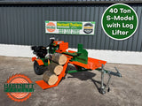 log splitter big for sale ireland hartnett products wood table 40ton trees petrol cutter donoughmore cork 