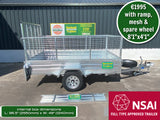 New Single Axle 8x4 Trailers (8'1" x 4'1")