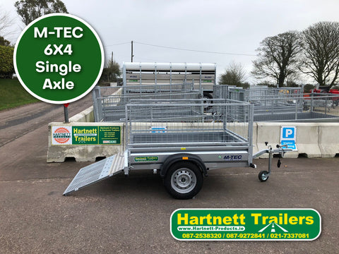 New M-TEC 6x4 Single Axle Trailer