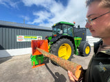 Branch Logger 4 inch PTO Driven with Container Filler Chute
