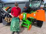Branch Logger 4 inch PTO Driven with Bag Filler Outlet