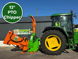 HP122R PTO Wood Chipper Roller Feed 12"
