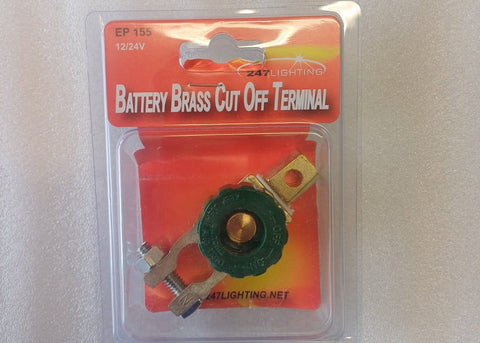 Battery Brass Cut Off Terminal (Neg) (EP155)