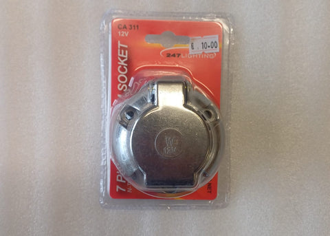 CONT. TYPE 7 PIN SKT 12V N TYPE ALM (CA311)