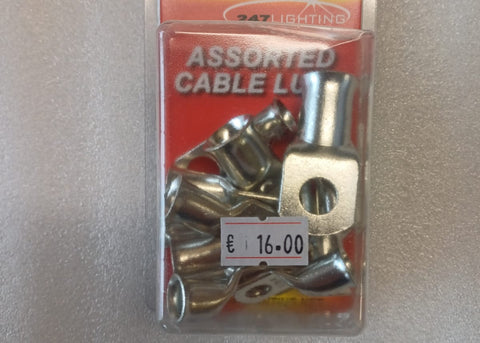 ASSORTED CABLE LUGS 12PCE (BLEP210)