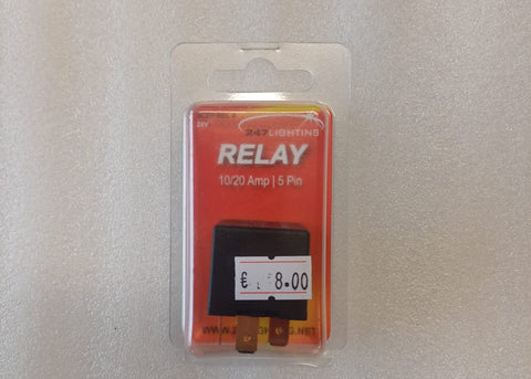 RELAY 10/20AMP/5 PIN 24V (BLEP REL8)