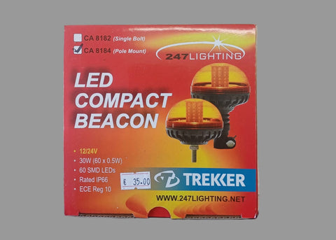 LED COMPACT BEACON 12/24V AMB FLE (CA 8184)