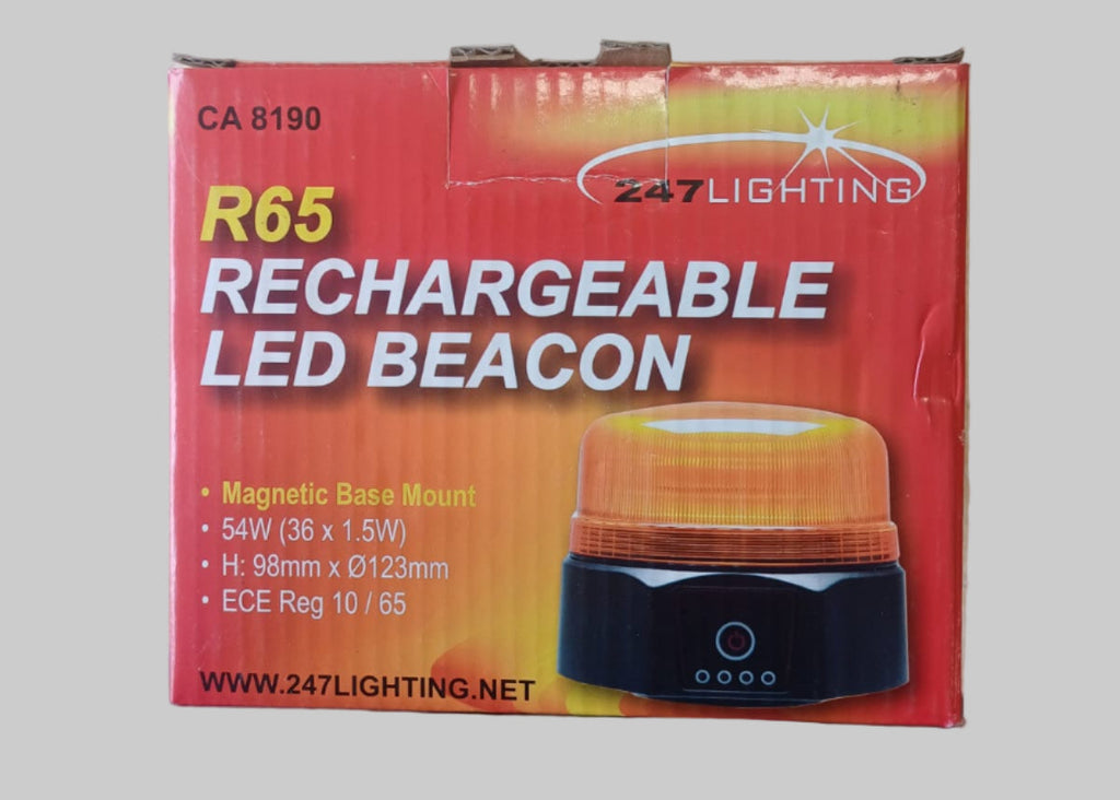 RECHARGEABLE MAGNETIC LED BEACON REG 65 (CA 8190 – Hartnett Products