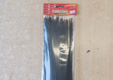 CABLE TIE BLK 4.8MM X 380MM 100 PCE (EP 228C)