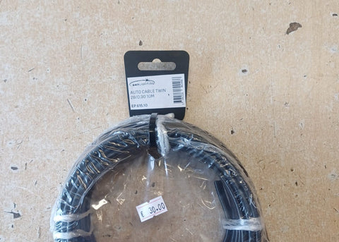 AUTO CABLE TWIN 28/0.30 10MM (EP 615.10)