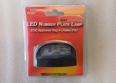 LED NUMBER PLATE LAMP 10/30V (CA 7085)