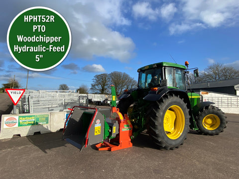 HPHT52r PTO Wood Chipper Roller Feed 5"
