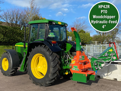 HP42r PTO Wood Chipper Roller Feed 4"