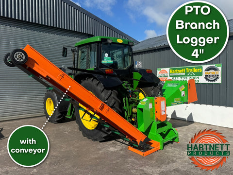 Branch Logger 4 inch PTO Driven with Conveyor