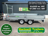Nugent 12x6 Dropsides Trailer with Ladder Rack