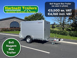 Nugent Box Trailer 8ft Single Axle