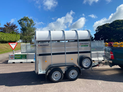 Nugent 8x5 Twin Axle Livestock Trailer