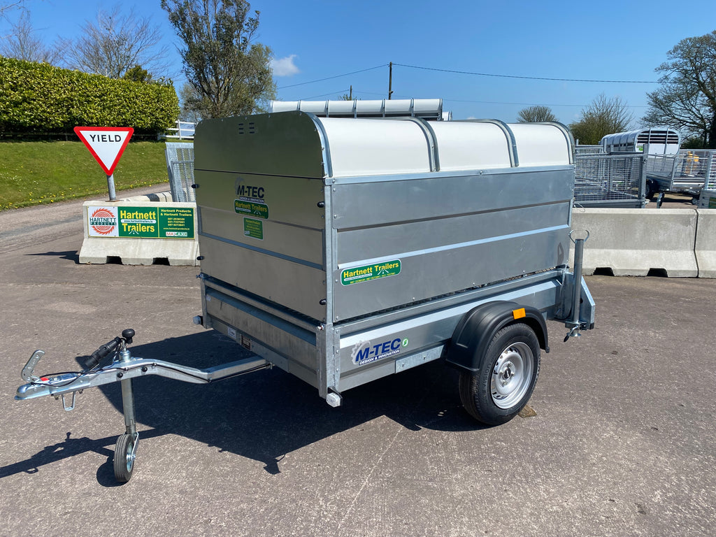 Stainless Steel Second Hand Dog Trailers For Sale M-TEC 6x4 Single