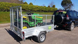 car trailer to carry lawnmower